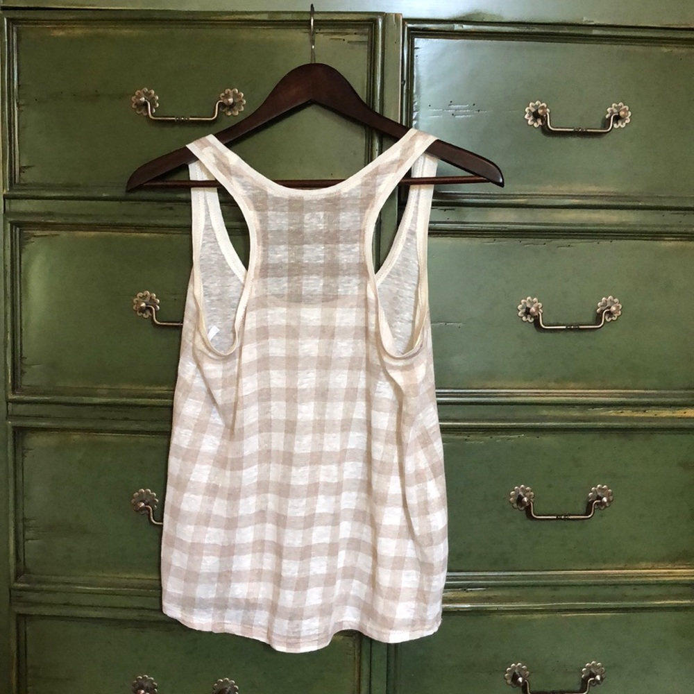 MADEWELL LINEN RACERBACK TANK - Picture 5 of 5
